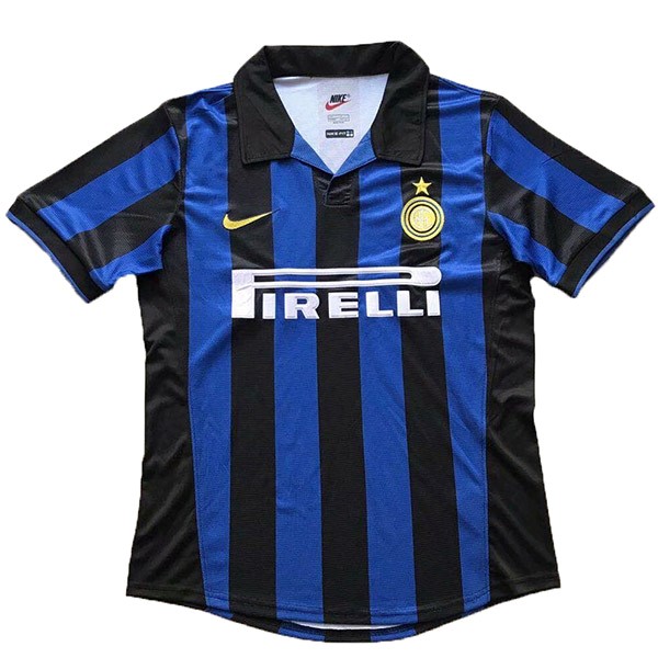 Camiseta Inter de Milan Replica Primera Ropa Retro 1998/99 Azul